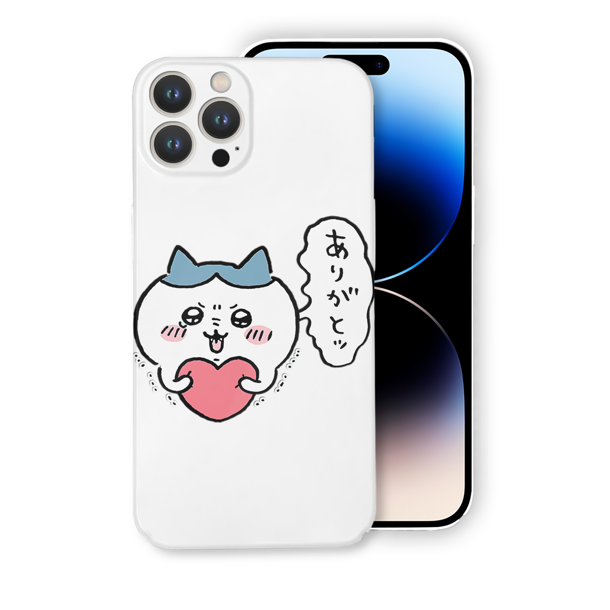 （画像用） ちいかわ ハチワレ Chii-kawa hachiware 【iPhone 14シリーズ対応】ハードケース